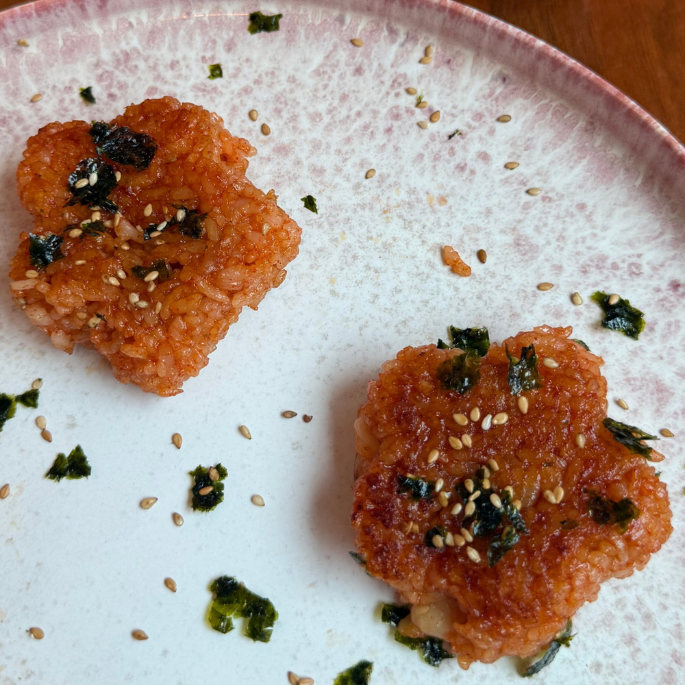 Cheesy Gochujang Rice Balls